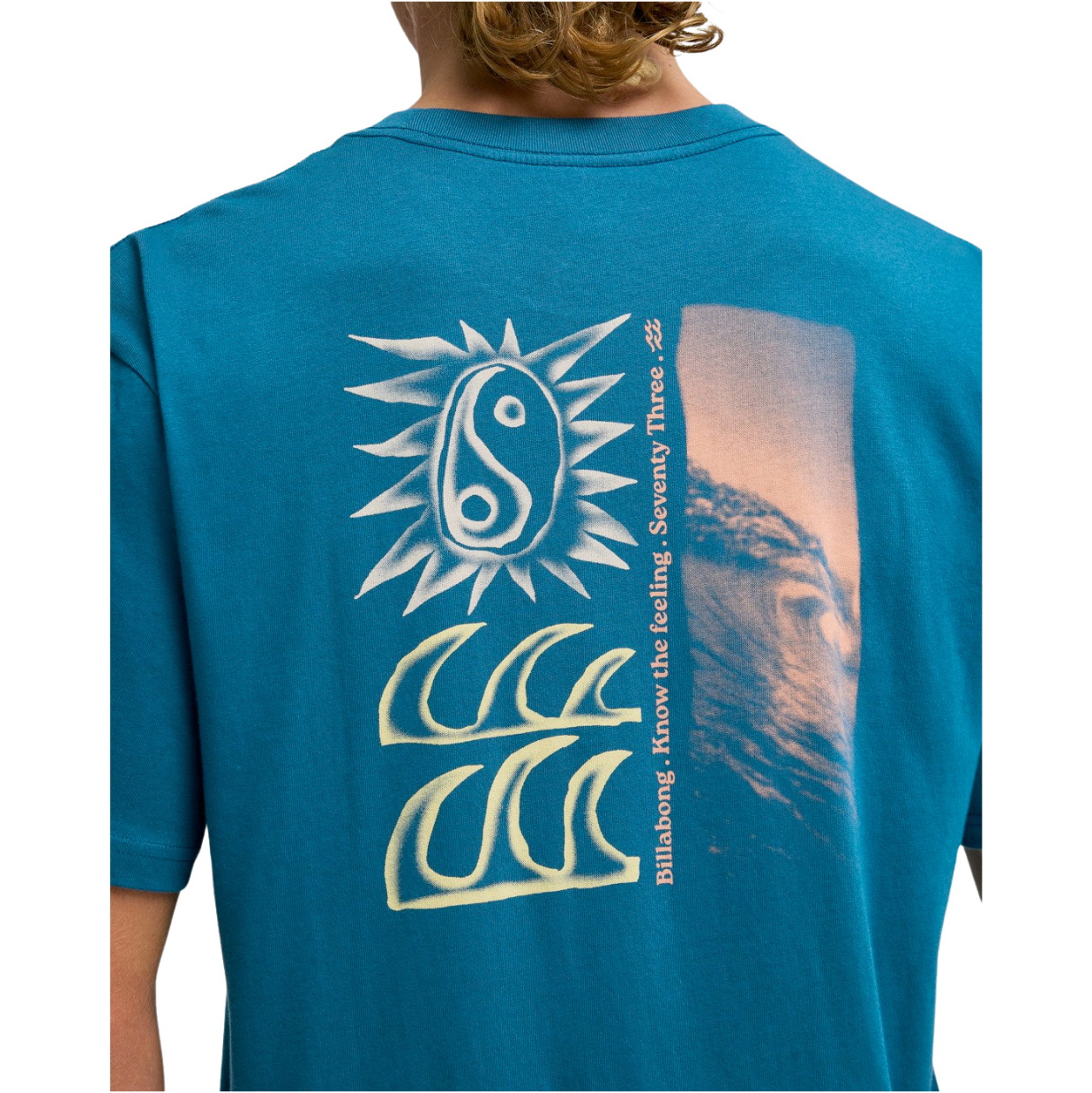 2026 Billabong Mens The Feeling T-Shirt EBYZT00564 - Real Teal